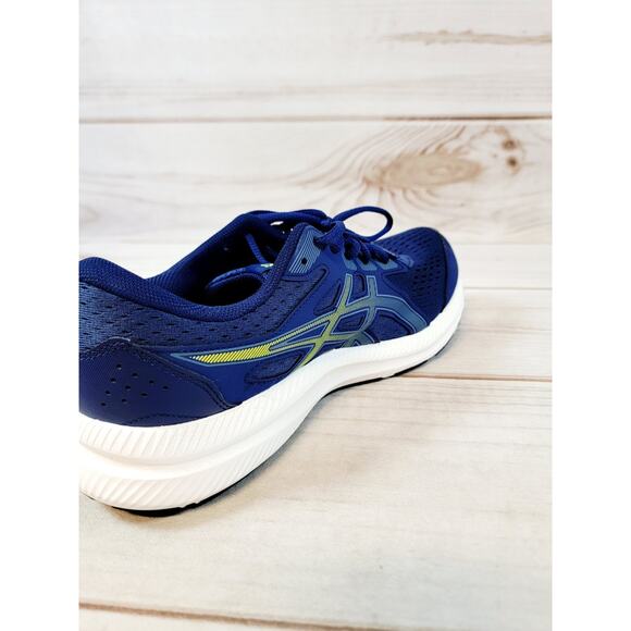 Asics Gel Contend 8 Blue Running Shoes Sneakers Mens Size 10 Extra Wide 1011B492 - Picture 11 of 16